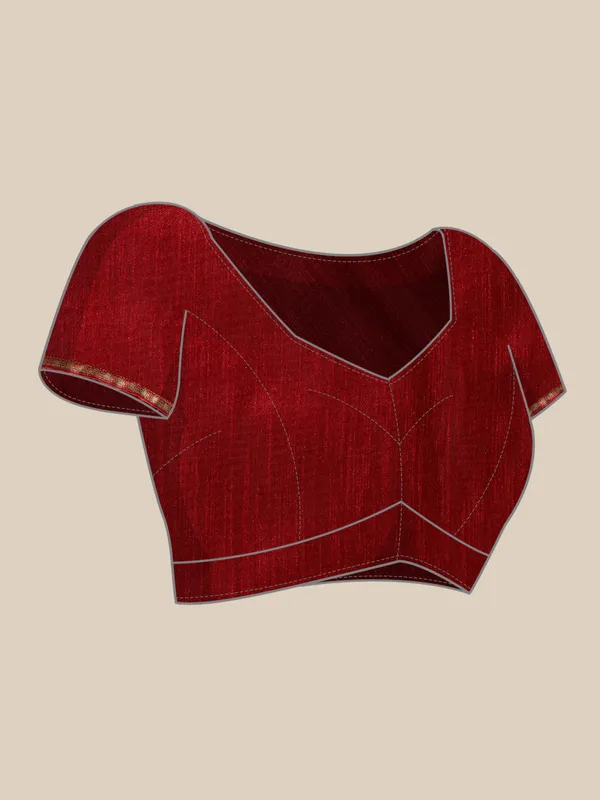 Indian_Women_Maroon_Zomato_Bandhani_Foil_Work_Beautiful_Saree