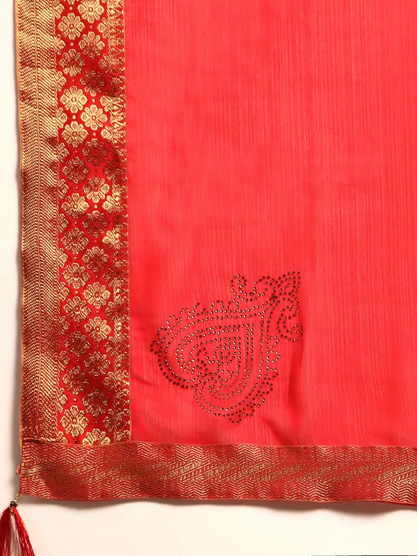 Red_Vichitra_Silk__Saree_Fancy_Border_With_Stone_Work