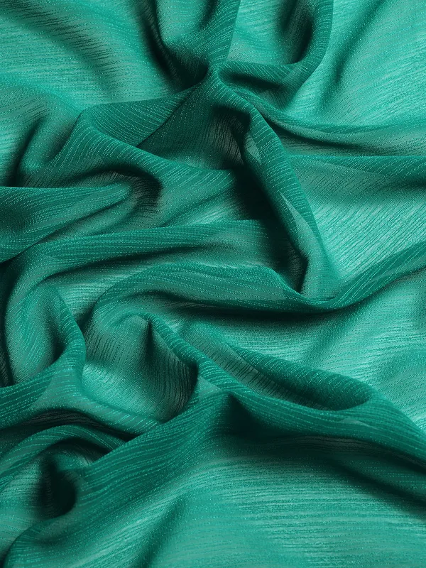 Green__Vichitra_Silk__Saree_Fancy_Border_With_Stone_Work