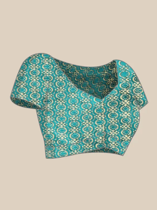 Green__Vichitra_Silk__Saree_Fancy_Border_With_Stone_Work