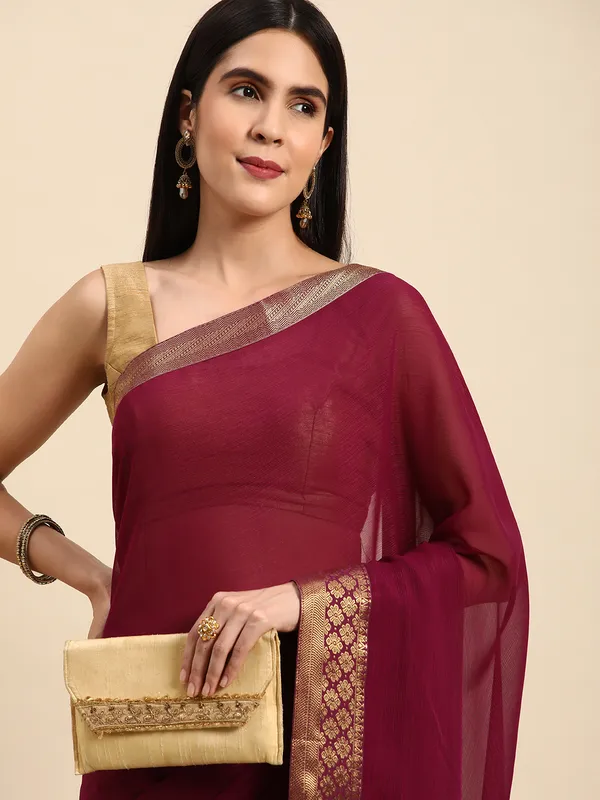 Purple_Vichitra_Silk__Saree_Fancy_Border_With_Stone_Work