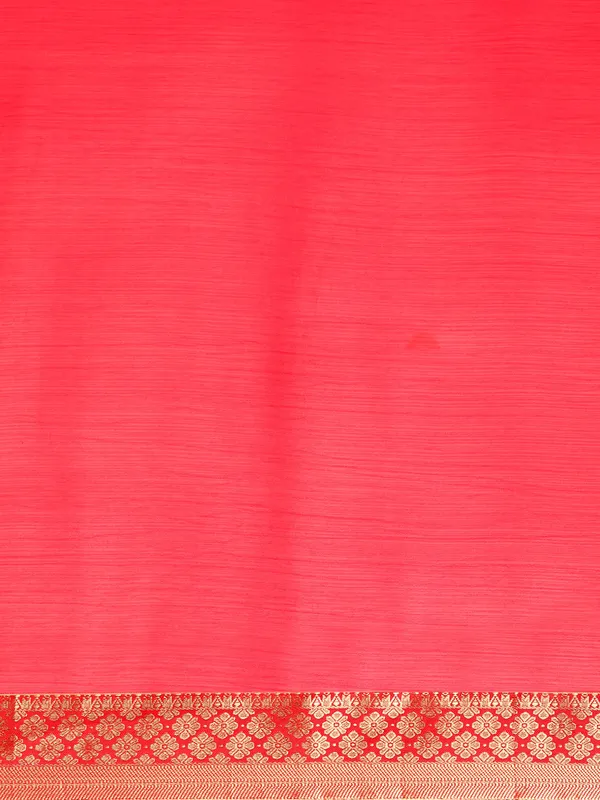 Pink_Vichitra_Silk__Saree_Fancy_Border_With_Stone_Work