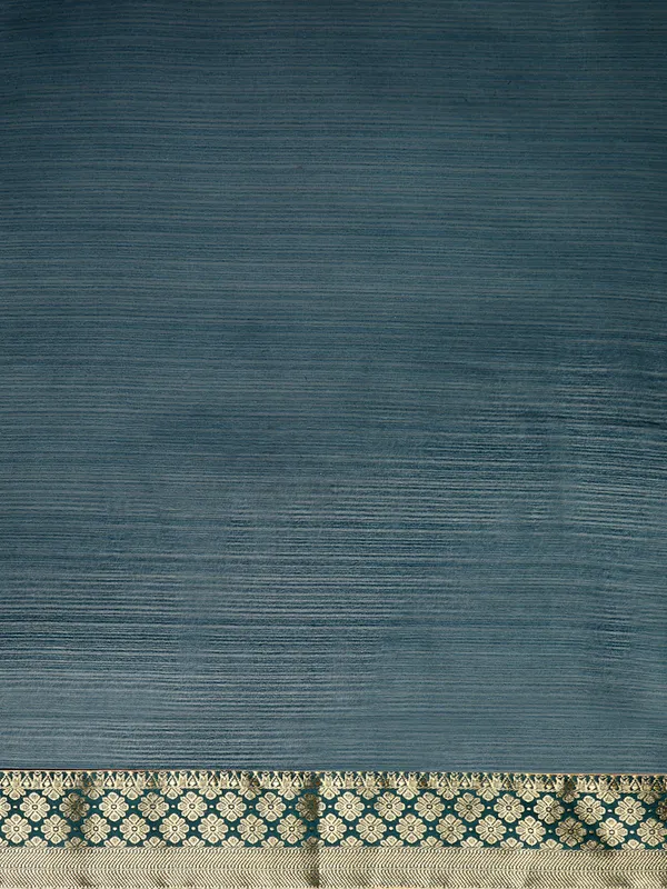 Blue_Vichitra_Silk__Saree_Fancy_Border_With_Stone_Work