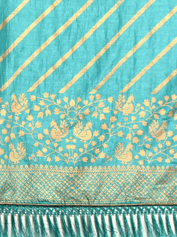 Vichitra_Silk__Saree_Fancy_Border_With_Foil_Print