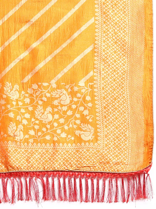 Vichitra_Silk__Saree_Fancy_Border_With_Foil_Print
