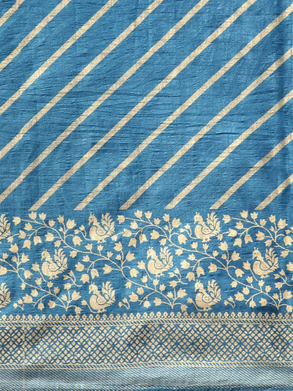 Vichitra_Silk__Saree_Fancy_Border_With_Foil_Print