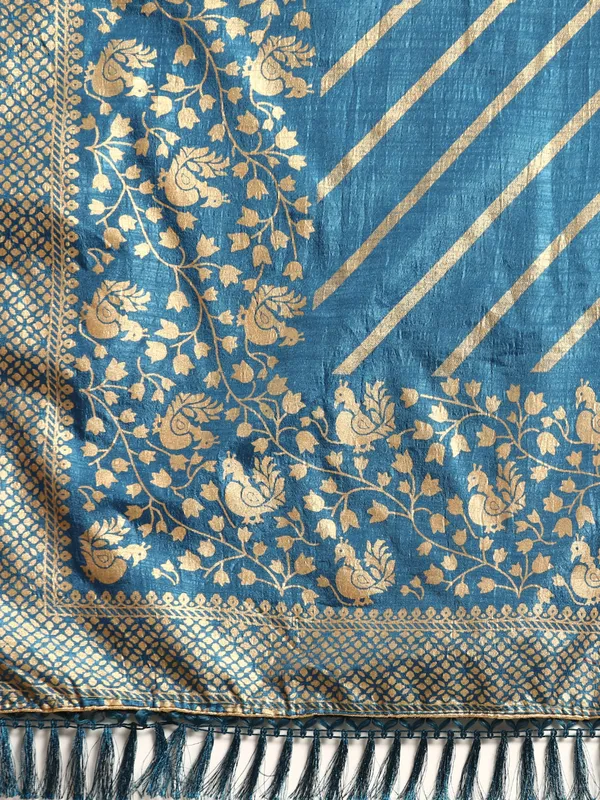 Vichitra_Silk__Saree_Fancy_Border_With_Foil_Print