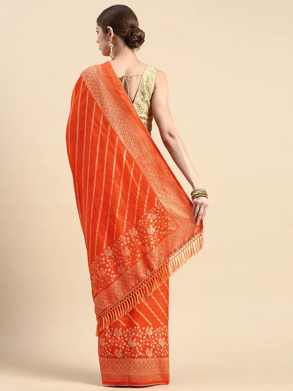 Vichitra_Silk__Saree_Fancy_Border_With_Foil_Print