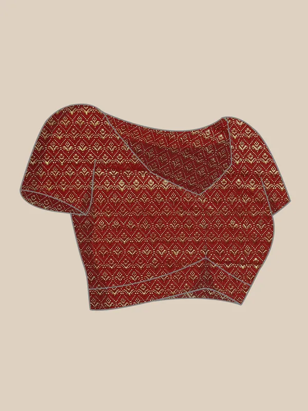 Red_Shimmer__Foil_Work_Beautiful_Saree
