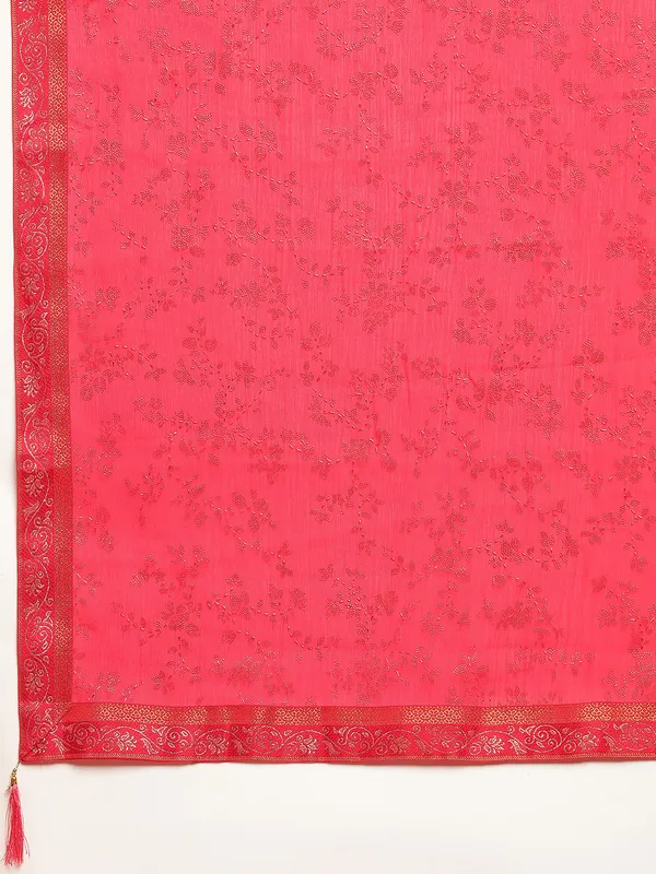 Pink_Shimmer__Foil_Work_Beautiful_Saree