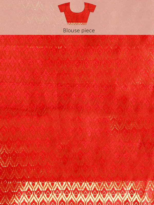 Orange_Shimmer__Foil_Work_Beautiful_Saree