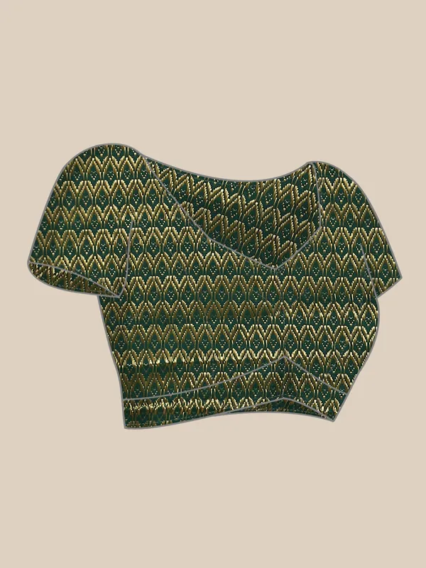 Green_Shimmer__Foil_Work_Beautiful_Saree