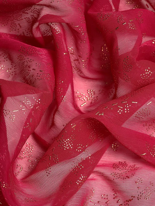 Purple_Shimmer__Foil_Work_Beautiful_Saree