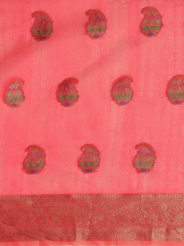 Gajari_Cotton_Silk_Saree