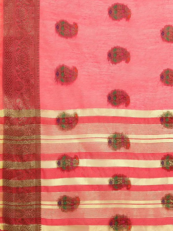 Gajari_Cotton_Silk_Saree
