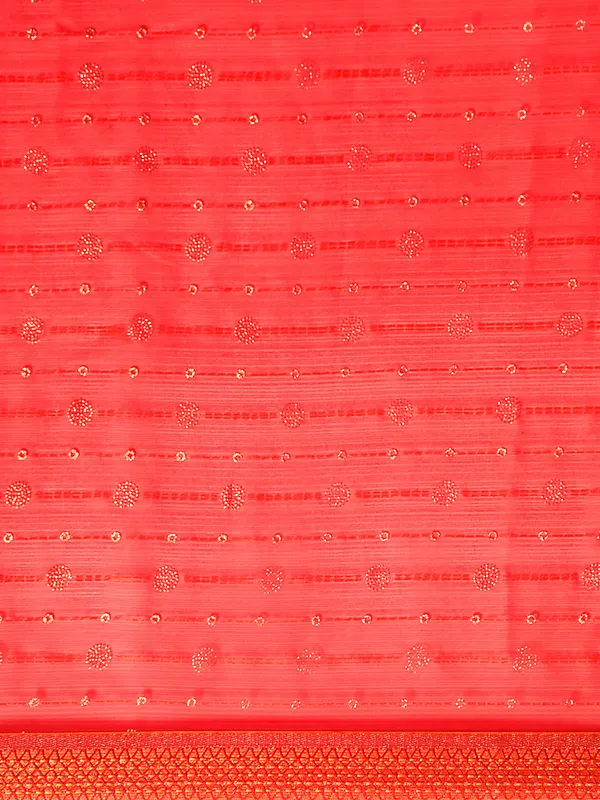Red_Zomato___Saree_Fancy_Border_With_Foil_Print