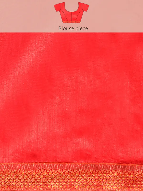Red_Zomato___Saree_Fancy_Border_With_Foil_Print
