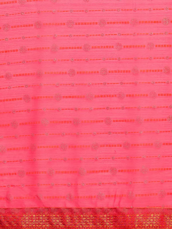 Pink_Zomato___Saree_Fancy_Border_With_Foil_Print