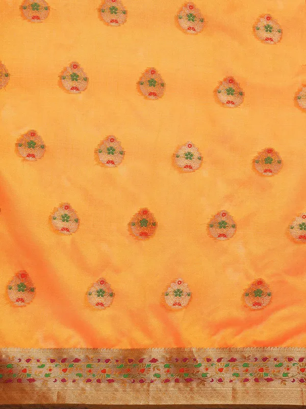 Gold_Organza_Silk_Saree