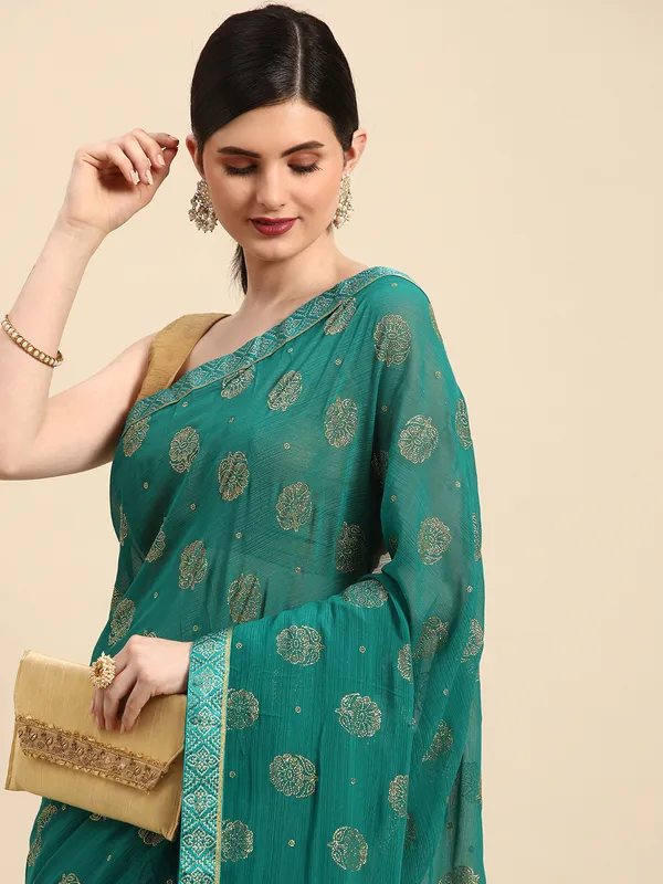 Zomato___Saree_Fancy_Border_With_Foil_&_Stone_Work_Saree