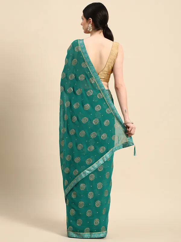 Zomato___Saree_Fancy_Border_With_Foil_&_Stone_Work_Saree
