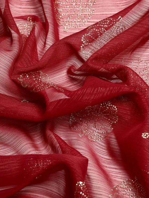 Maroon__Zomato__Full_Saree_Fancy_Border_With_Foil_&_Stone_Work_Saree