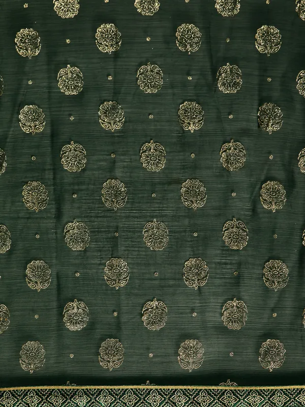 Green__Zomato__Full_Saree_Fancy_Border_With_Foil_&_Stone_Work_Saree