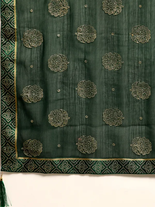 Green__Zomato__Full_Saree_Fancy_Border_With_Foil_&_Stone_Work_Saree