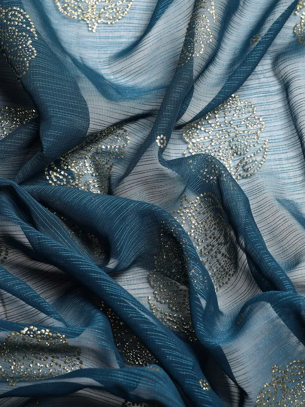 Blue_Zomato__Full_Saree_Fancy_Border_With_Foil_&_Stone_Work_Saree