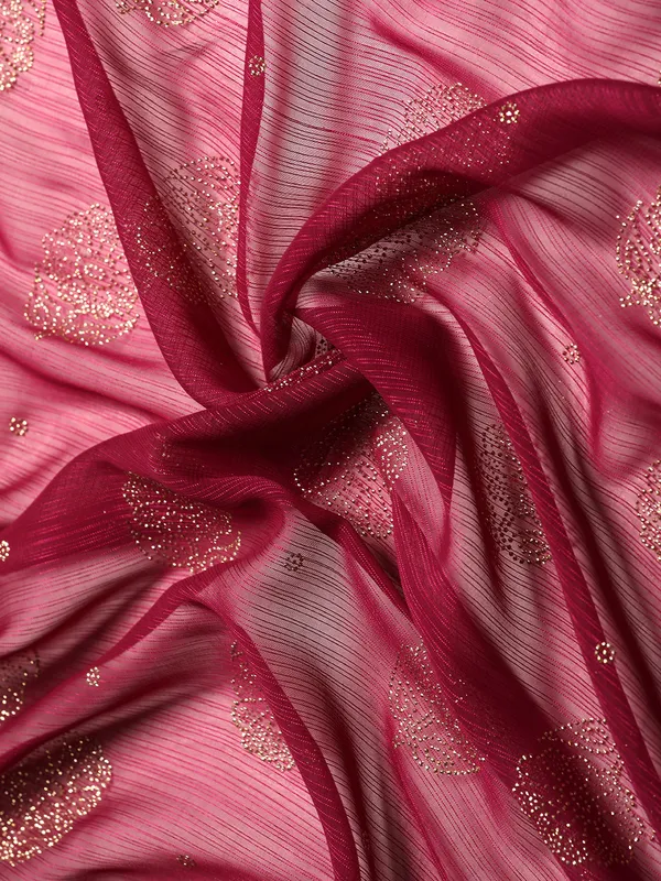 Purple_Zomato__Full_Saree_Fancy_Border_With_Foil_&_Stone_Work_Saree