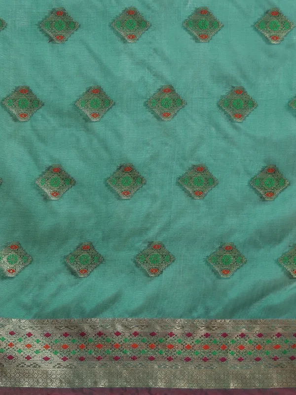 Morpich_Organza_Silk_Saree