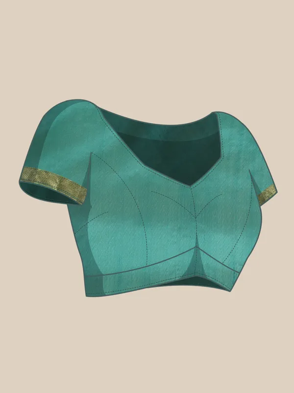 Morpich_Shimmer_Silk_Saree