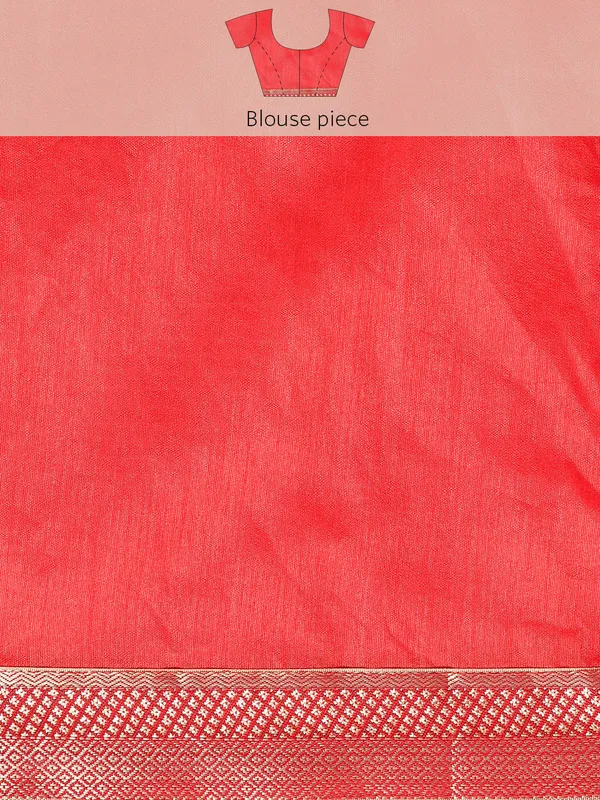 Red_Vichitra_Silk__Saree_Fancy_Border_with_Butti_Print_Beautiful_saree