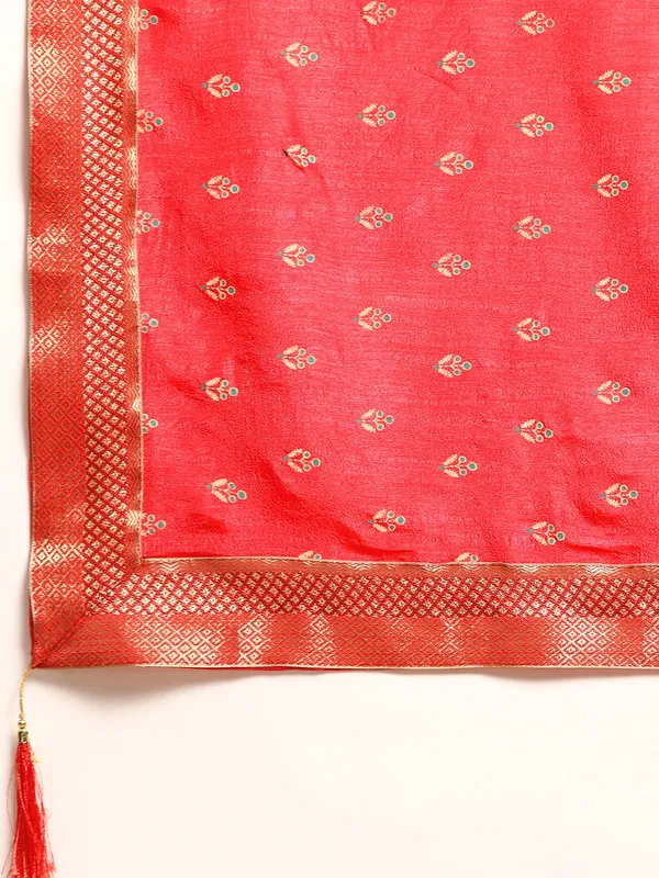 Pink_Vichitra_Silk__Saree_Fancy_Border_with_Butti_Print_Beautiful_saree