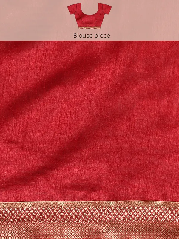 Maroon_Vichitra_Silk__Saree_Fancy_Border_with_Butti_Print_Beautiful_saree