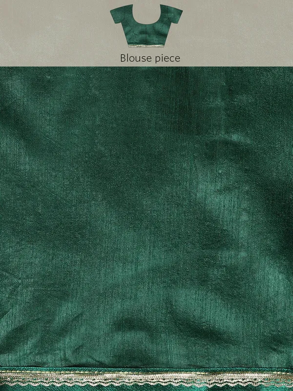 Indian_Women_Green_Chinon_Silk_Foil_Work
