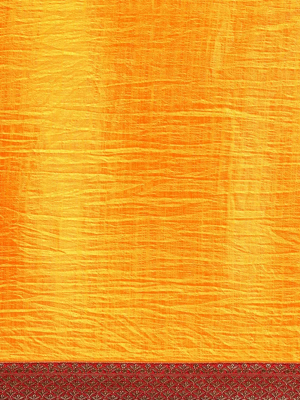 Yellow_Vichitra_Silk__Saree_Fancy_Border