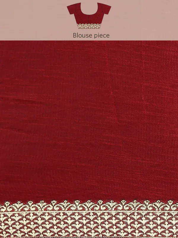 Maroon__Vichitra_Silk__Saree_Fancy_Border