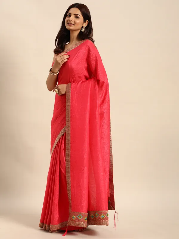 Pink_Vichitra_Silk__Saree_Fancy_Border