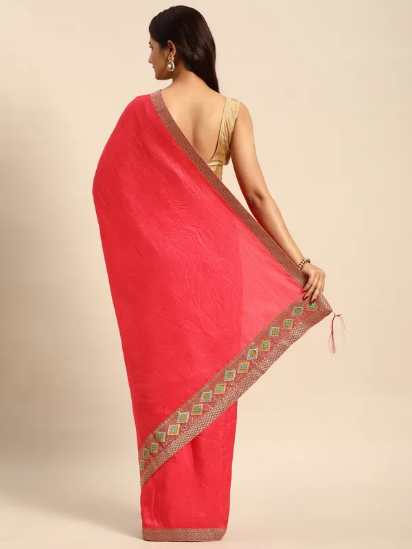 Pink_Vichitra_Silk__Saree_Fancy_Border