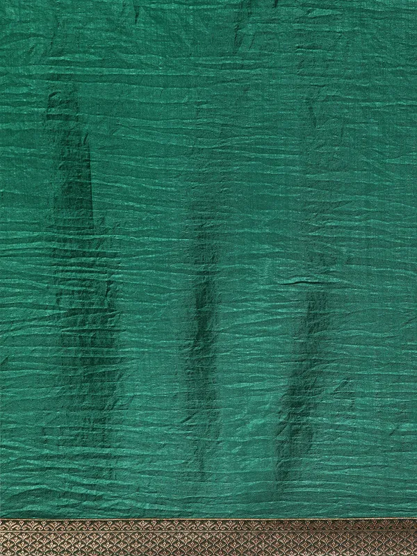 Green__Vichitra_Silk__Saree_Fancy_Border
