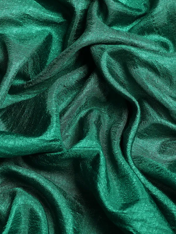 Green__Vichitra_Silk__Saree_Fancy_Border