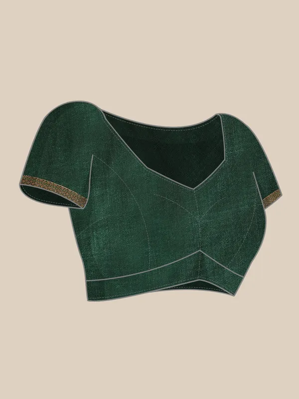 Green__Vichitra_Silk__Saree_Fancy_Border