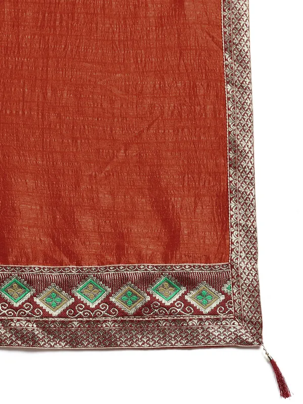 Orange_Vichitra_Silk__Saree_Fancy_Border
