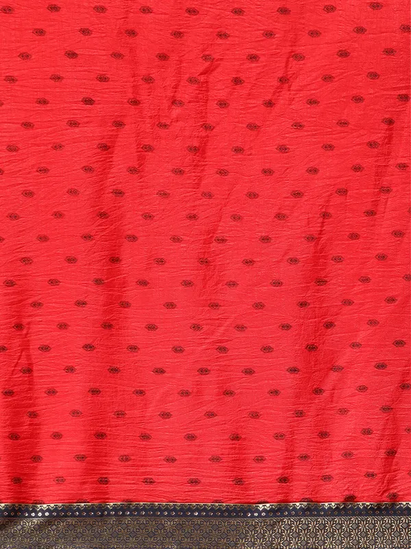 Red_Vichitra_Silk__Saree_Fancy_Border_With_Foil_Work_Saree