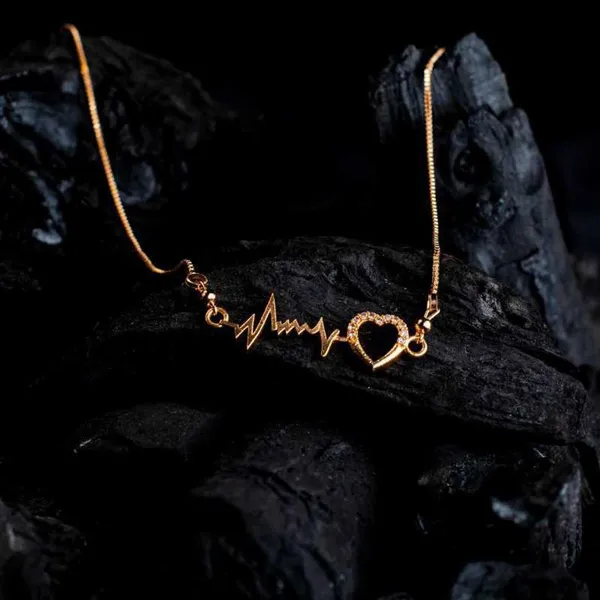 Gujju_Jewellers_Fancy_Rose_Gold_Pendant_And_chain