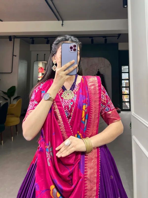 Purple_Premium_&_Elegant_Dola_Silk_Lehenga_Choli_For_Women