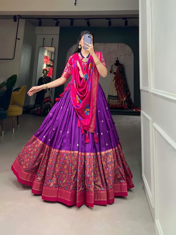 Purple_Premium_&_Elegant_Dola_Silk_Lehenga_Choli_For_Women