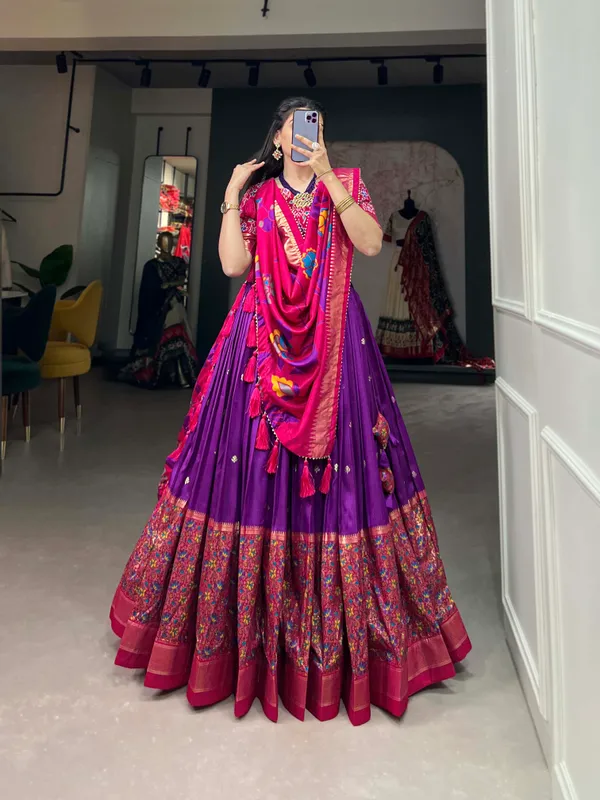 Purple_Premium_&_Elegant_Dola_Silk_Lehenga_Choli_For_Women