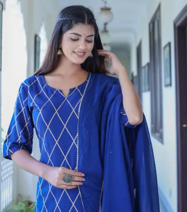 Women_Ethnic_Blue_Gota_Kurta_with_Sharara_&_Dupatta_Set